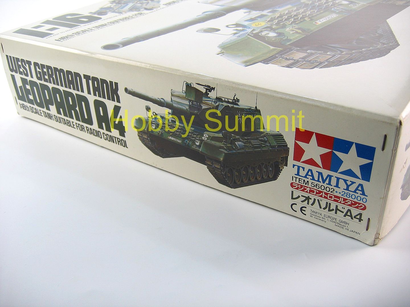 Vintage Tamiya 1/16 R/C German LEOPARD A4 Main Battle Tank Kit 56002